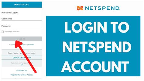 Login using your username and password. . Netspend login account
